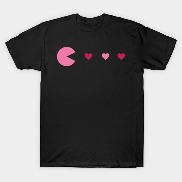 Pacman valentine's Day T-Shirt by Coolthings